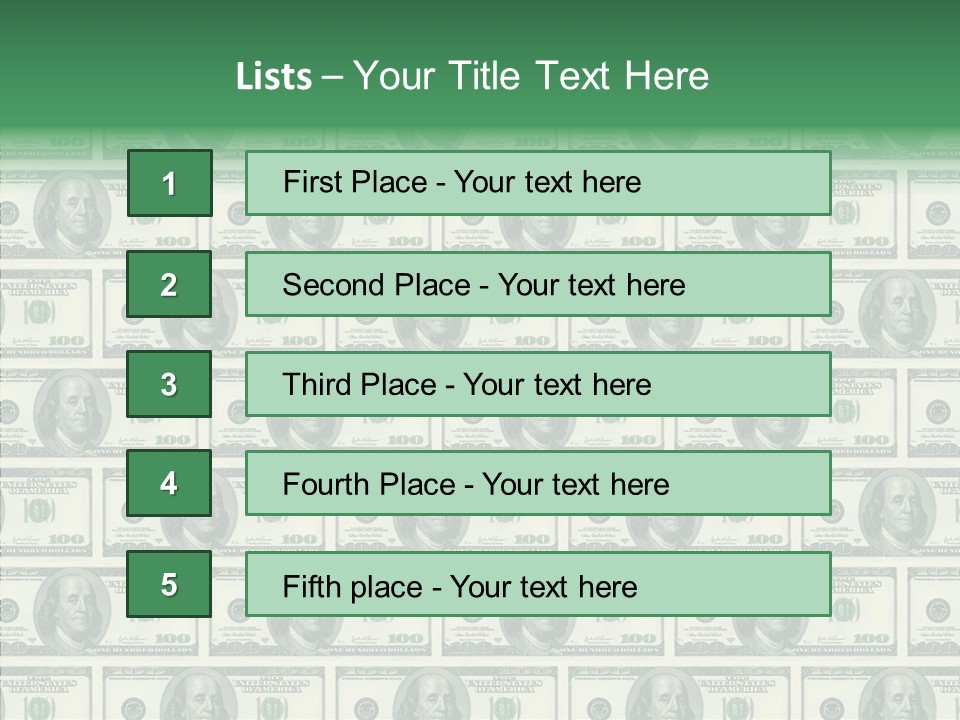 Concept Luck Group PowerPoint Template