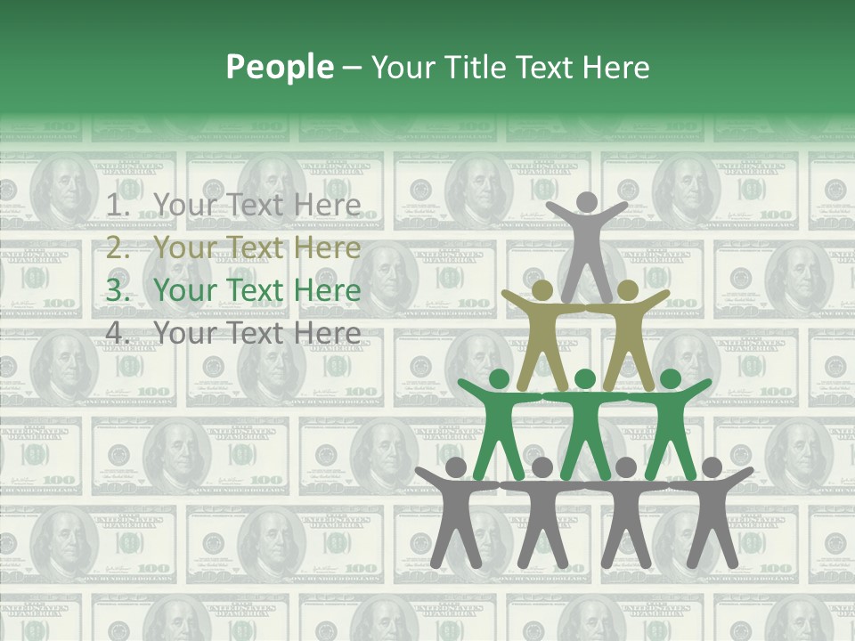 Concept Luck Group PowerPoint Template