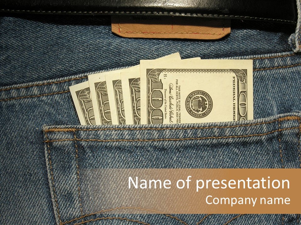Income Consume Hundred PowerPoint Template