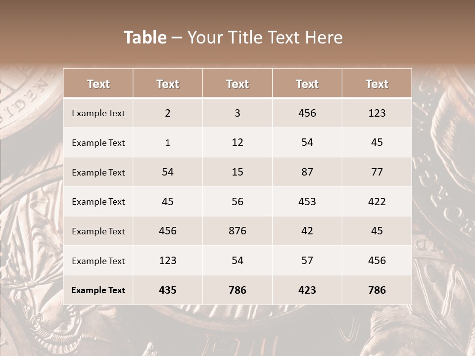 Coin Saving Money PowerPoint Template