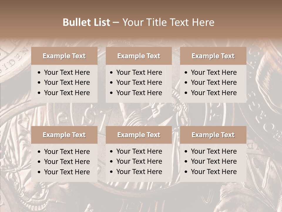 Coin Saving Money PowerPoint Template