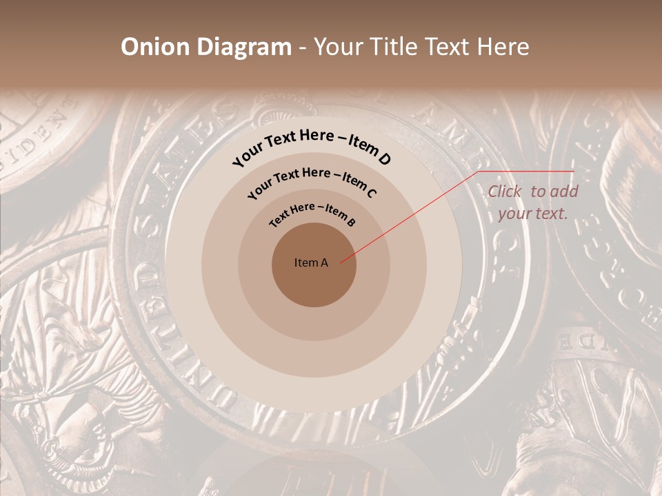 Coin Saving Money PowerPoint Template