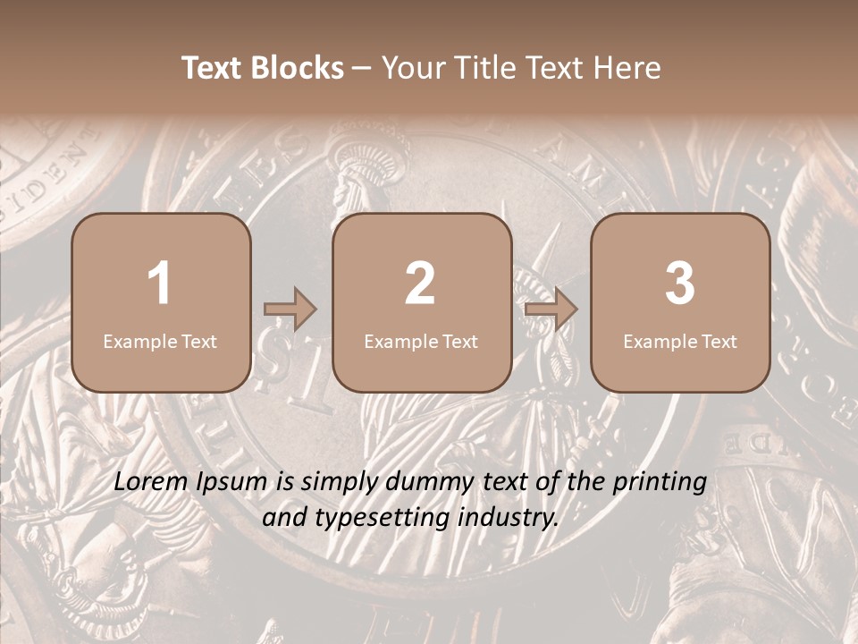 Coin Saving Money PowerPoint Template
