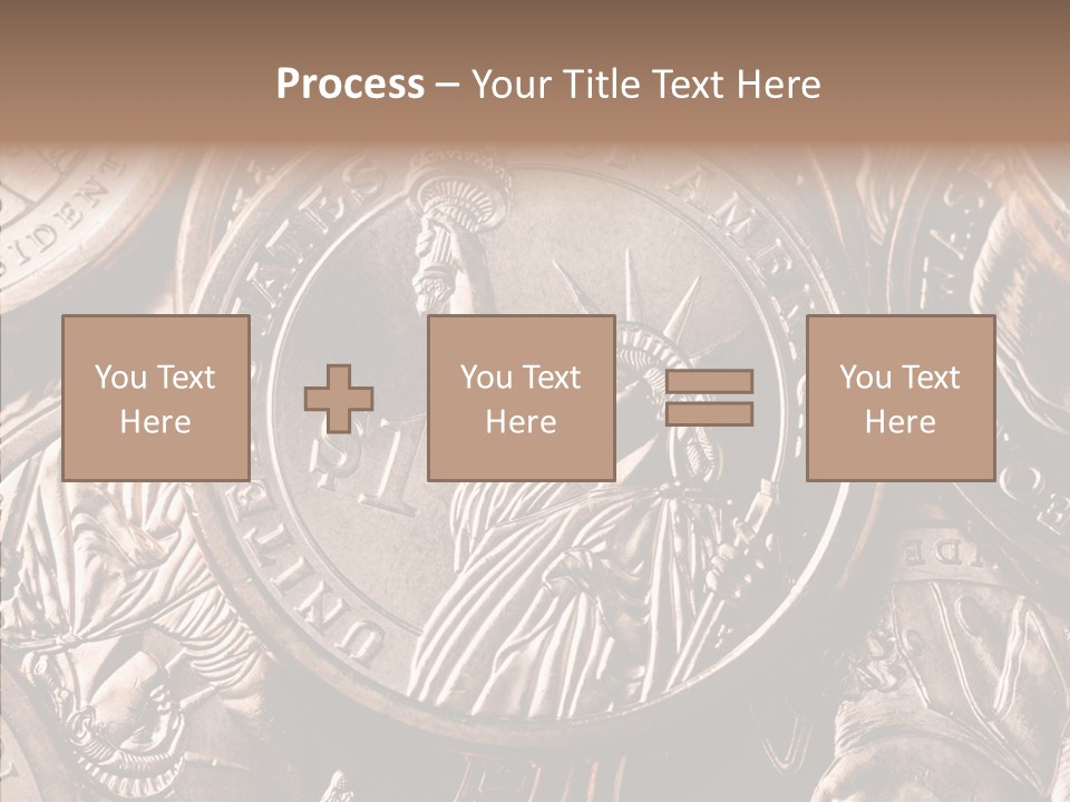 Coin Saving Money PowerPoint Template