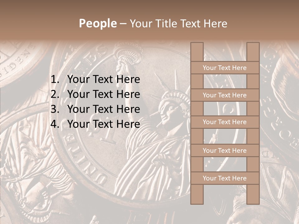 Coin Saving Money PowerPoint Template