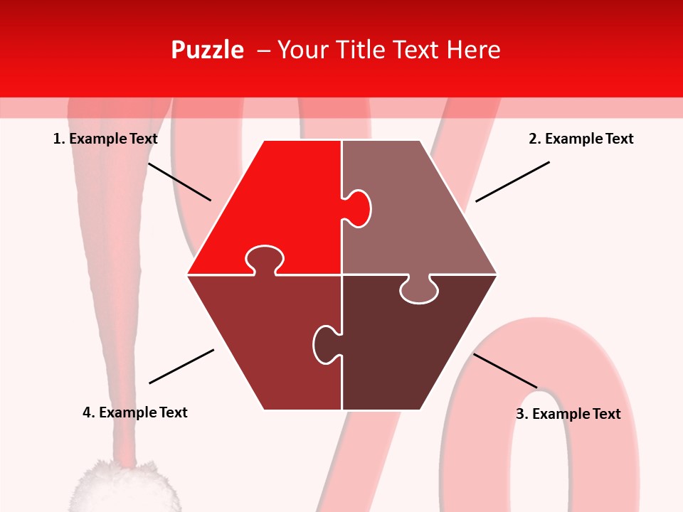 Christmas Hat Christmas Party Dip PowerPoint Template