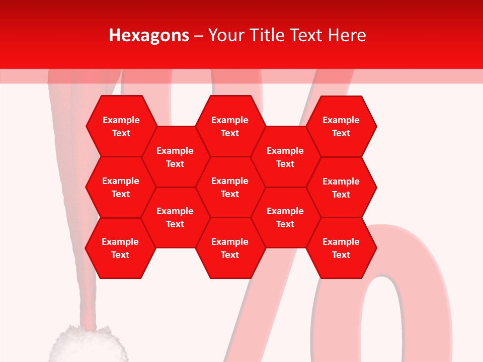 Christmas Hat Christmas Party Dip PowerPoint Template