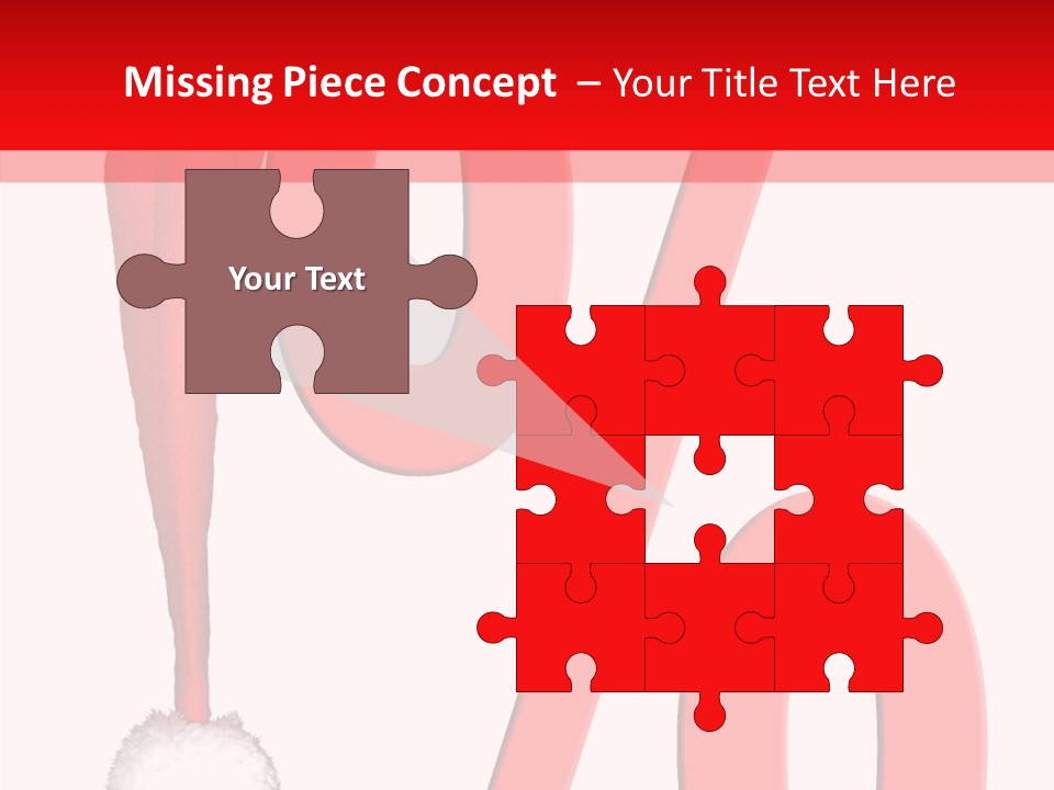 Christmas Hat Christmas Party Dip PowerPoint Template