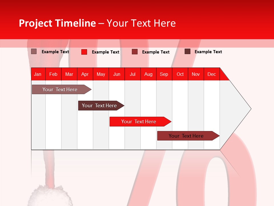 Christmas Hat Christmas Party Dip PowerPoint Template