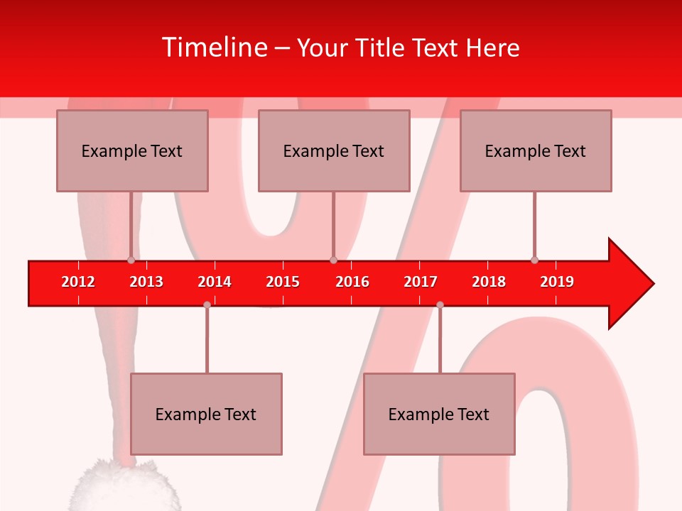 Christmas Hat Christmas Party Dip PowerPoint Template