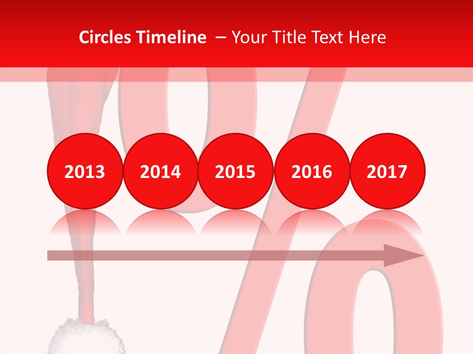 Christmas Hat Christmas Party Dip PowerPoint Template