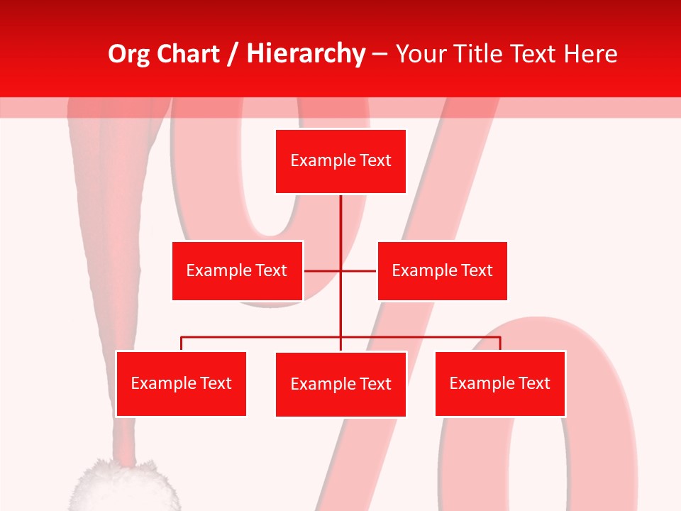 Christmas Hat Christmas Party Dip PowerPoint Template