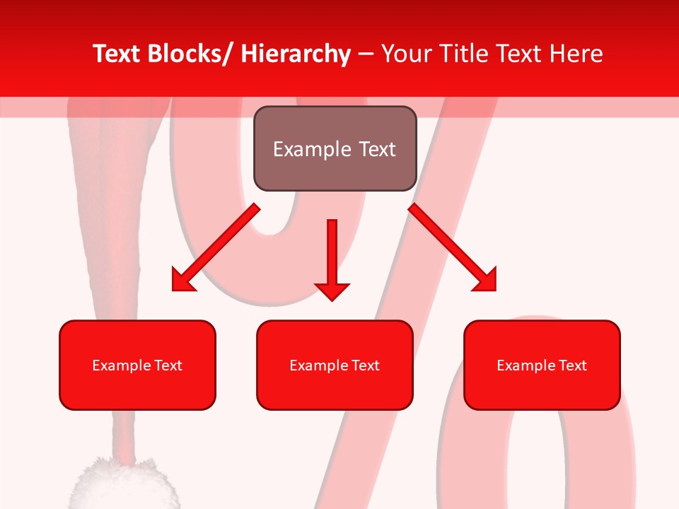 Christmas Hat Christmas Party Dip PowerPoint Template