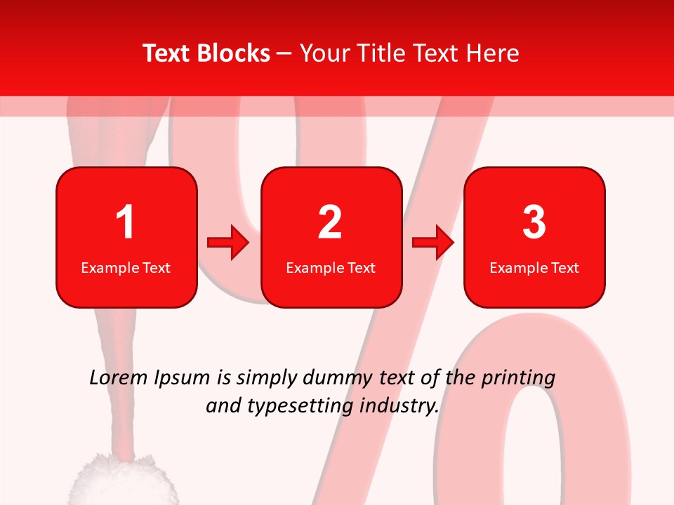 Christmas Hat Christmas Party Dip PowerPoint Template