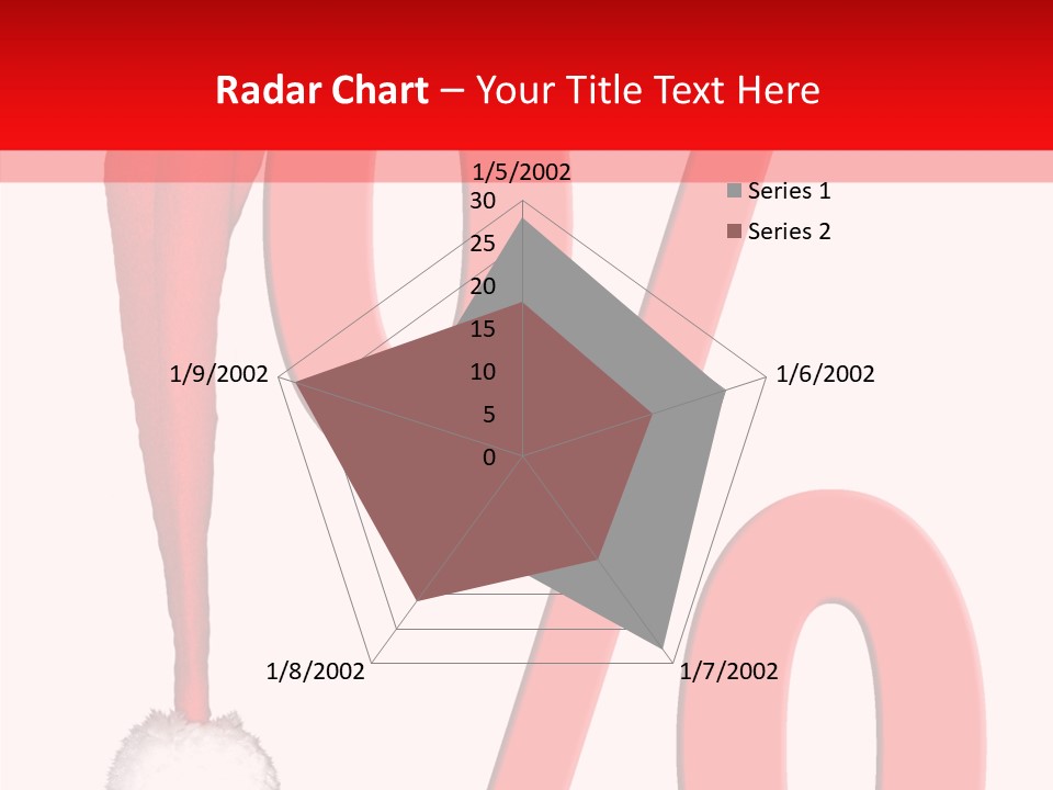 Christmas Hat Christmas Party Dip PowerPoint Template