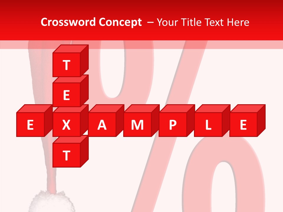 Christmas Hat Christmas Party Dip PowerPoint Template