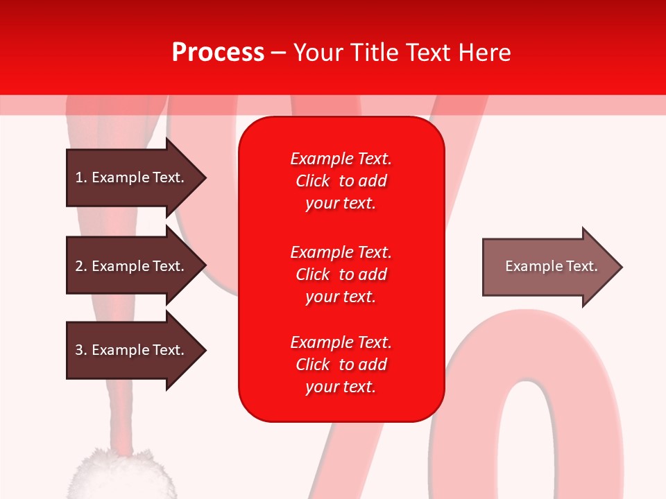 Christmas Hat Christmas Party Dip PowerPoint Template