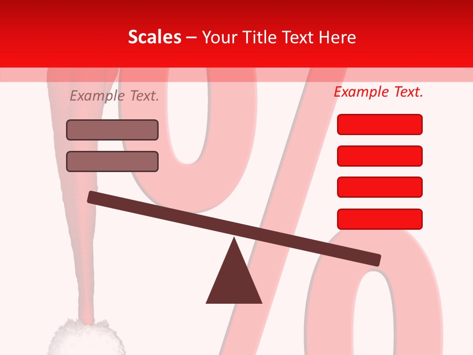 Christmas Hat Christmas Party Dip PowerPoint Template