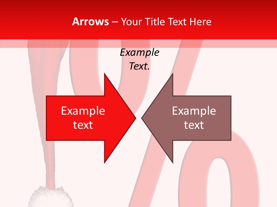 Christmas Hat Christmas Party Dip PowerPoint Template