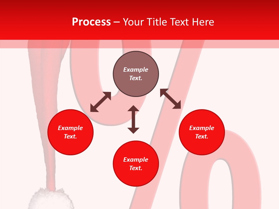 Christmas Hat Christmas Party Dip PowerPoint Template