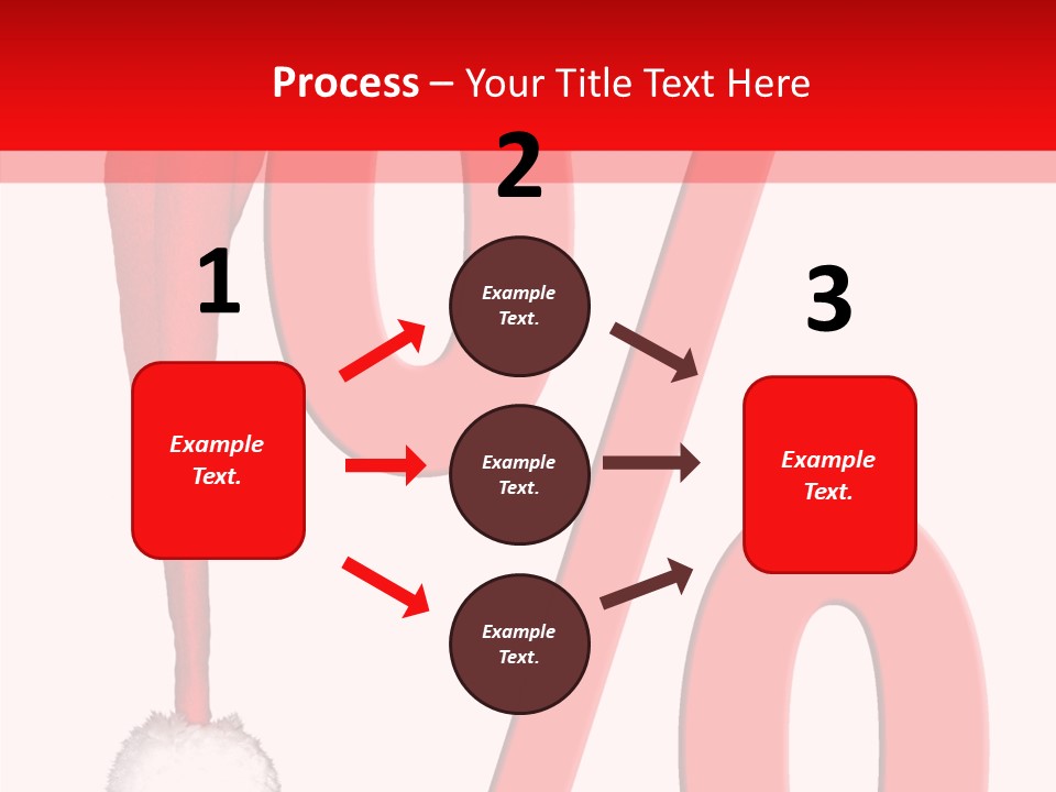 Christmas Hat Christmas Party Dip PowerPoint Template