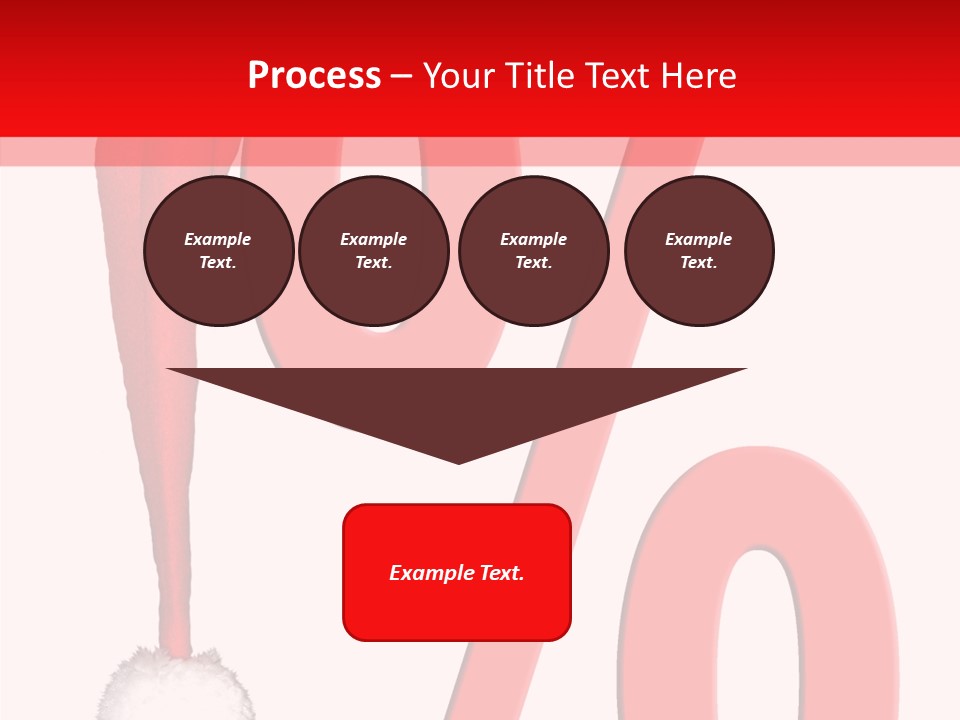 Christmas Hat Christmas Party Dip PowerPoint Template