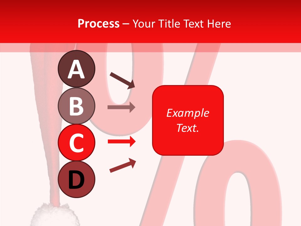 Christmas Hat Christmas Party Dip PowerPoint Template