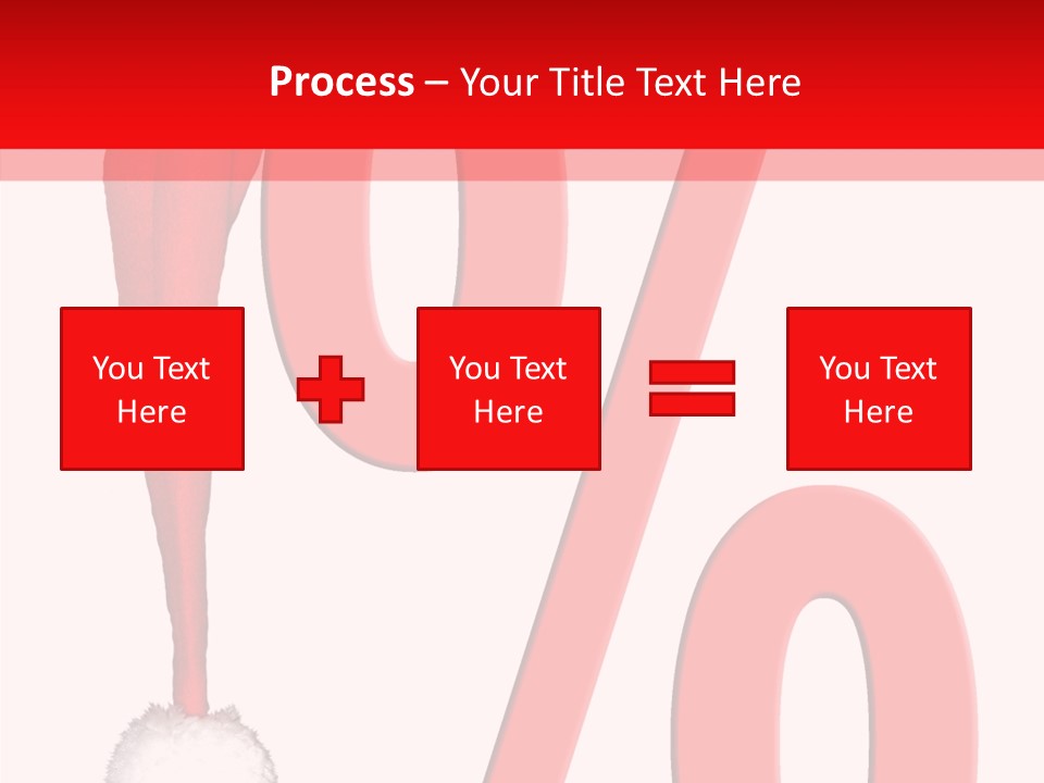 Christmas Hat Christmas Party Dip PowerPoint Template