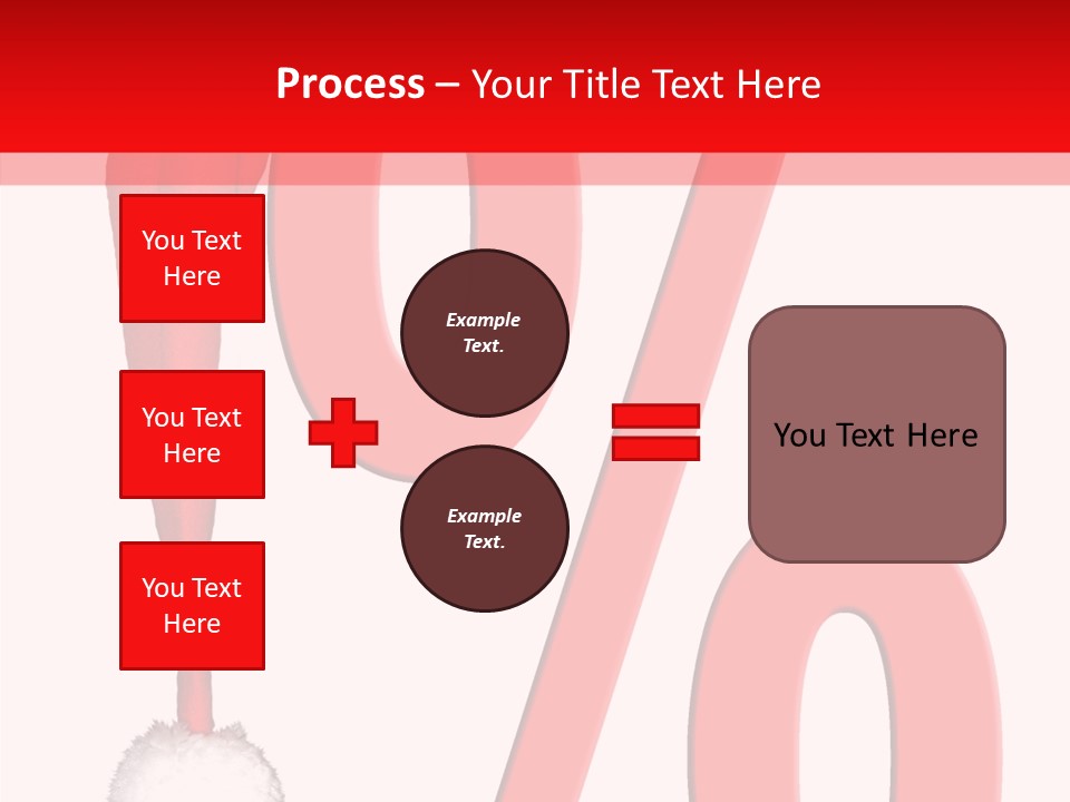 Christmas Hat Christmas Party Dip PowerPoint Template