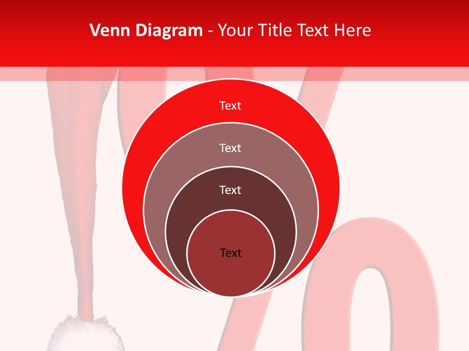 Christmas Hat Christmas Party Dip PowerPoint Template