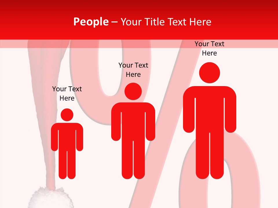 Christmas Hat Christmas Party Dip PowerPoint Template