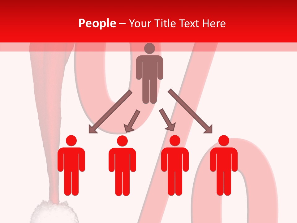 Christmas Hat Christmas Party Dip PowerPoint Template