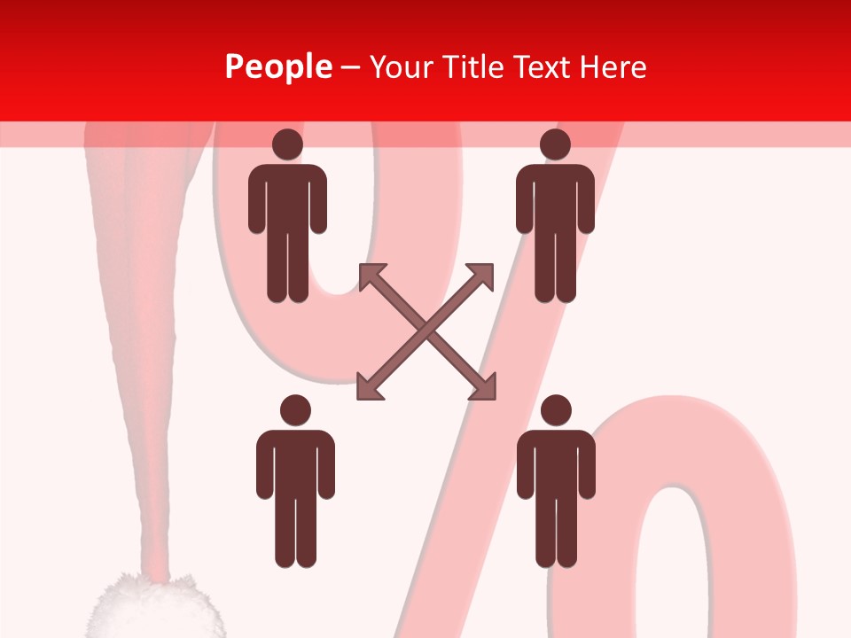 Christmas Hat Christmas Party Dip PowerPoint Template