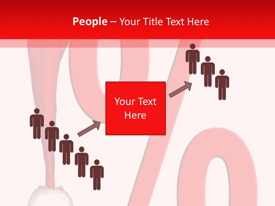 Christmas Hat Christmas Party Dip PowerPoint Template