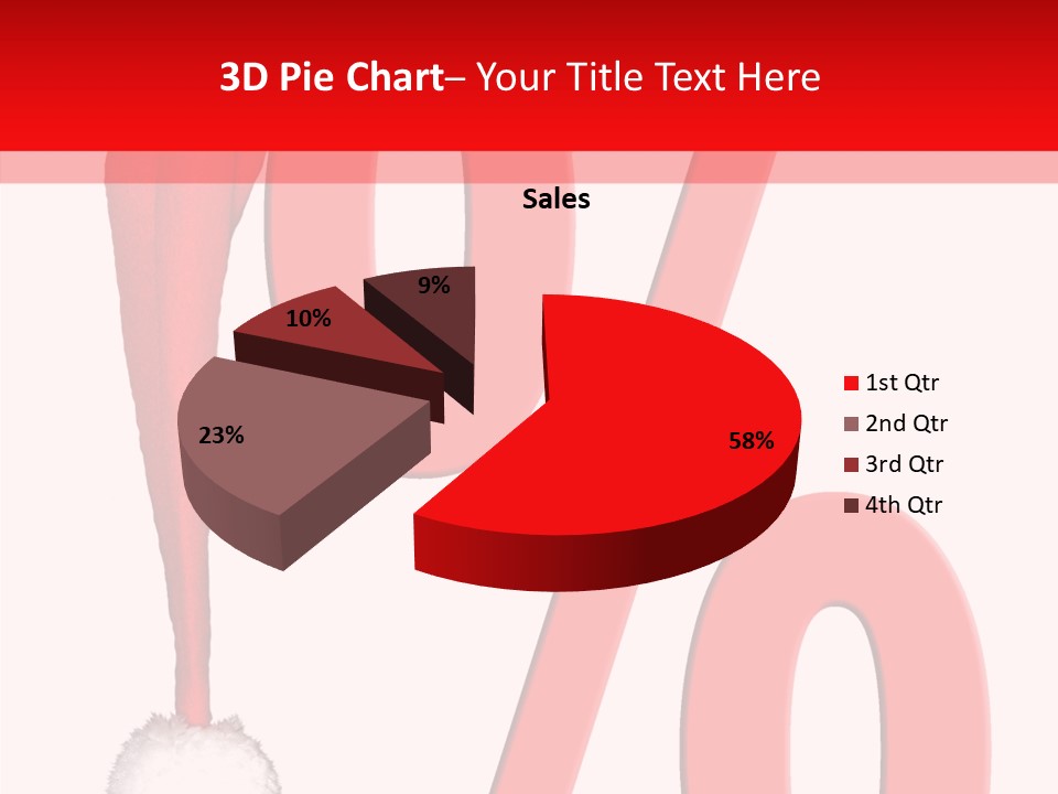Christmas Hat Christmas Party Dip PowerPoint Template