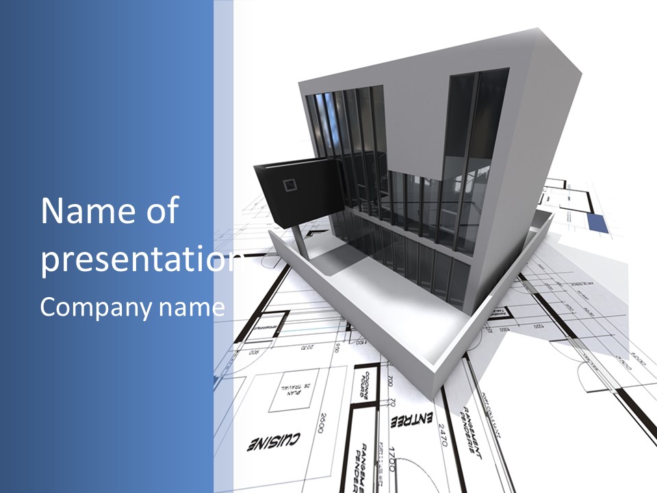 Nouveau Architectural Architecture PowerPoint Template