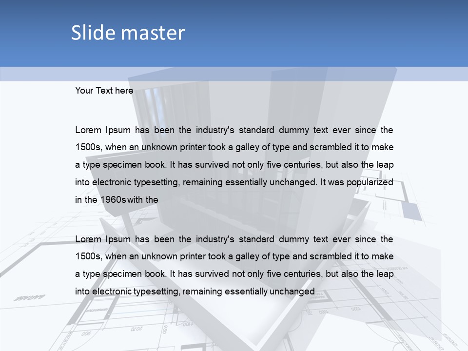 Nouveau Architectural Architecture PowerPoint Template