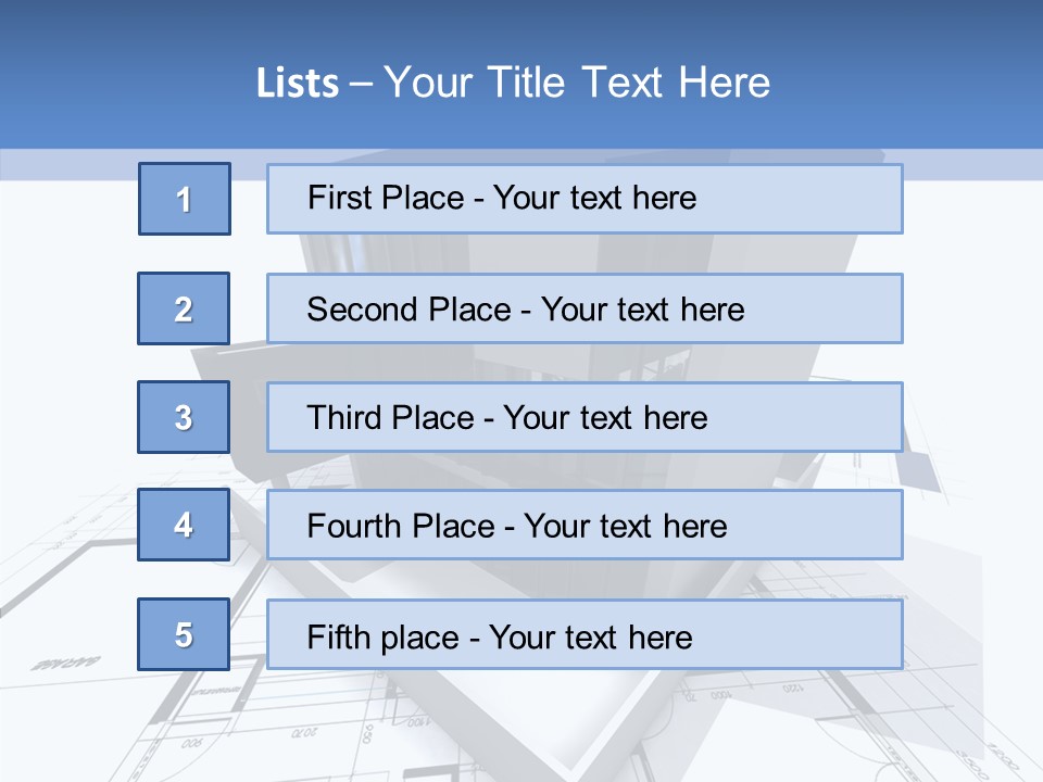 Nouveau Architectural Architecture PowerPoint Template