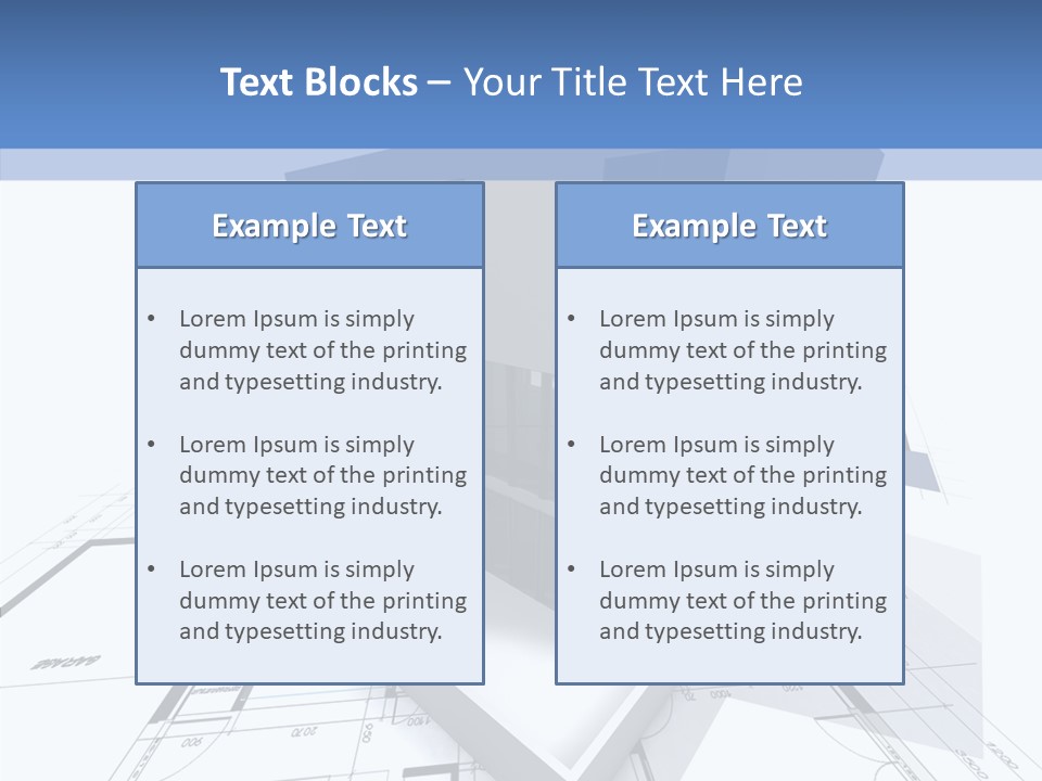Nouveau Architectural Architecture PowerPoint Template