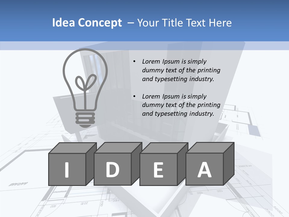 Nouveau Architectural Architecture PowerPoint Template