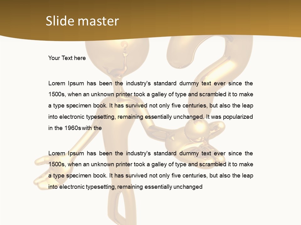 Metaphor Cartoon Concept PowerPoint Template