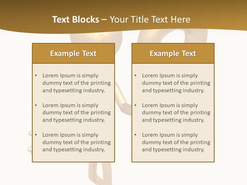 Metaphor Cartoon Concept PowerPoint Template