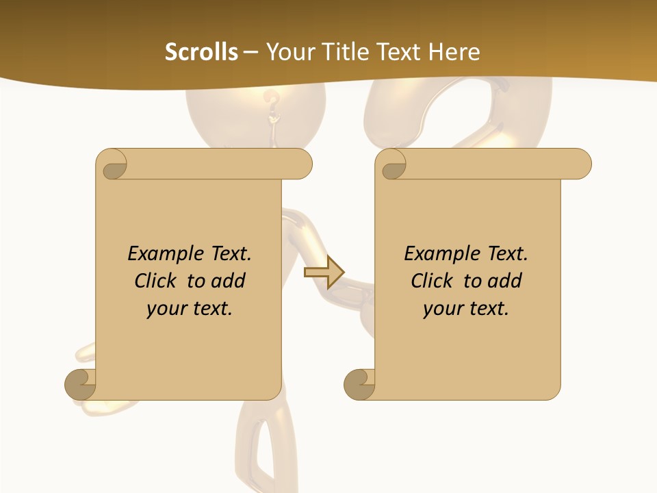 Metaphor Cartoon Concept PowerPoint Template