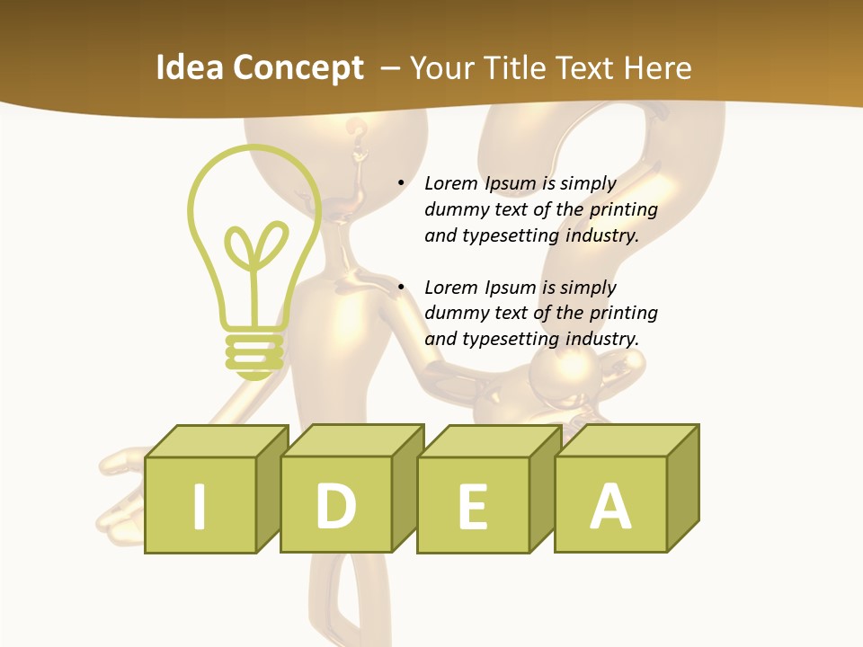 Metaphor Cartoon Concept PowerPoint Template