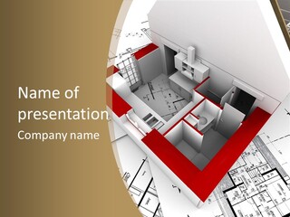 Dwelling Domicile Framework PowerPoint Template