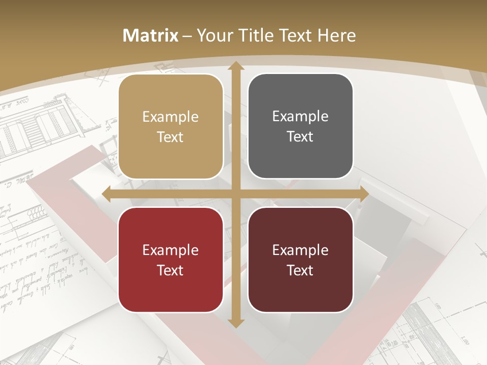 Dwelling Domicile Framework PowerPoint Template