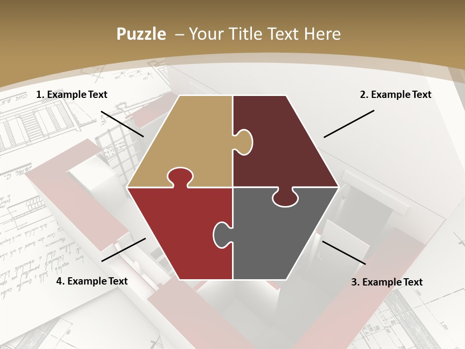 Dwelling Domicile Framework PowerPoint Template