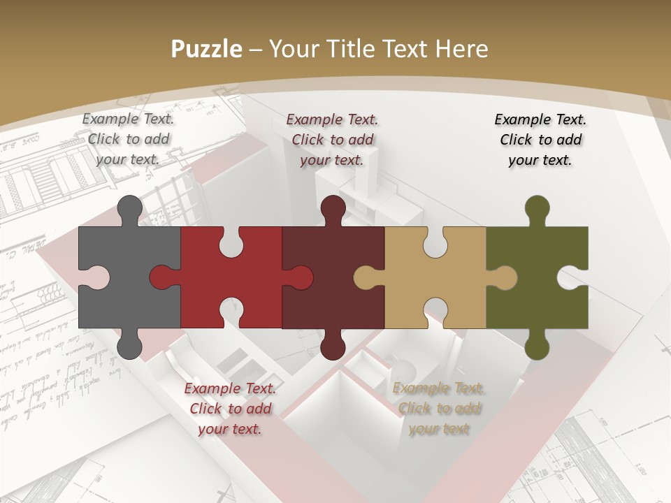 Dwelling Domicile Framework PowerPoint Template