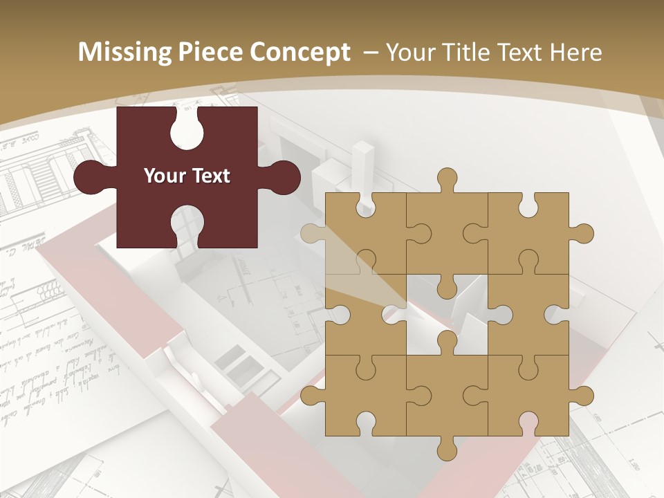 Dwelling Domicile Framework PowerPoint Template