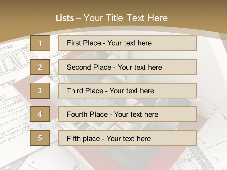 Dwelling Domicile Framework PowerPoint Template